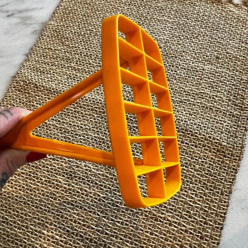 Vintage Foley Grid Masher Kitchen Tool Yellow Potato‎ Food Prep Gadget